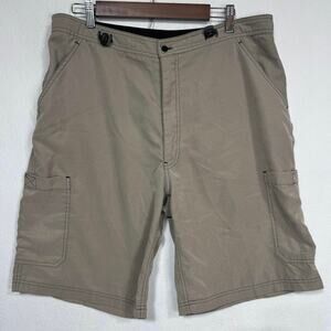 Claudio Nucci Men’s Cargo Shorts Khaki Size Large (36/38) Casual Golf Short‎